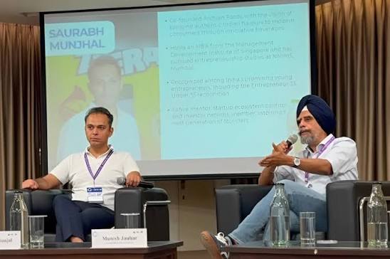 Speakers in a panel discussion